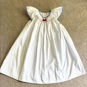 Beautiful smocked crab dress